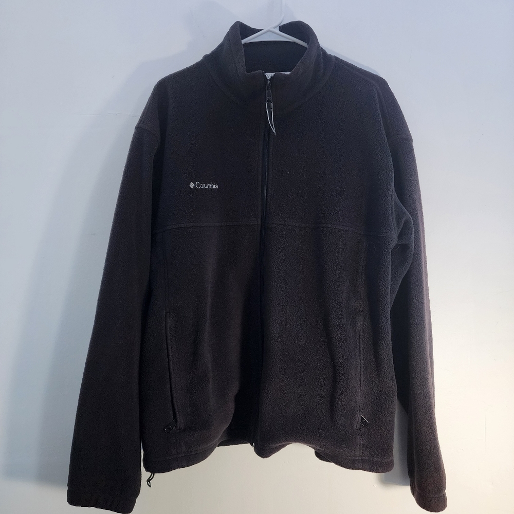 Columbia Men's Black Fleece Sweater Size Large